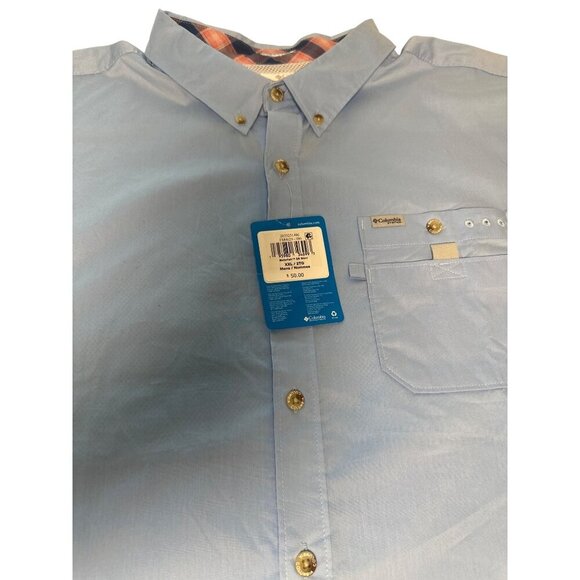 Columbia Sportswear Men's Bonefish Shirt Light Blue, 2X-Large - Men's Fishing - Picture 3 of 13